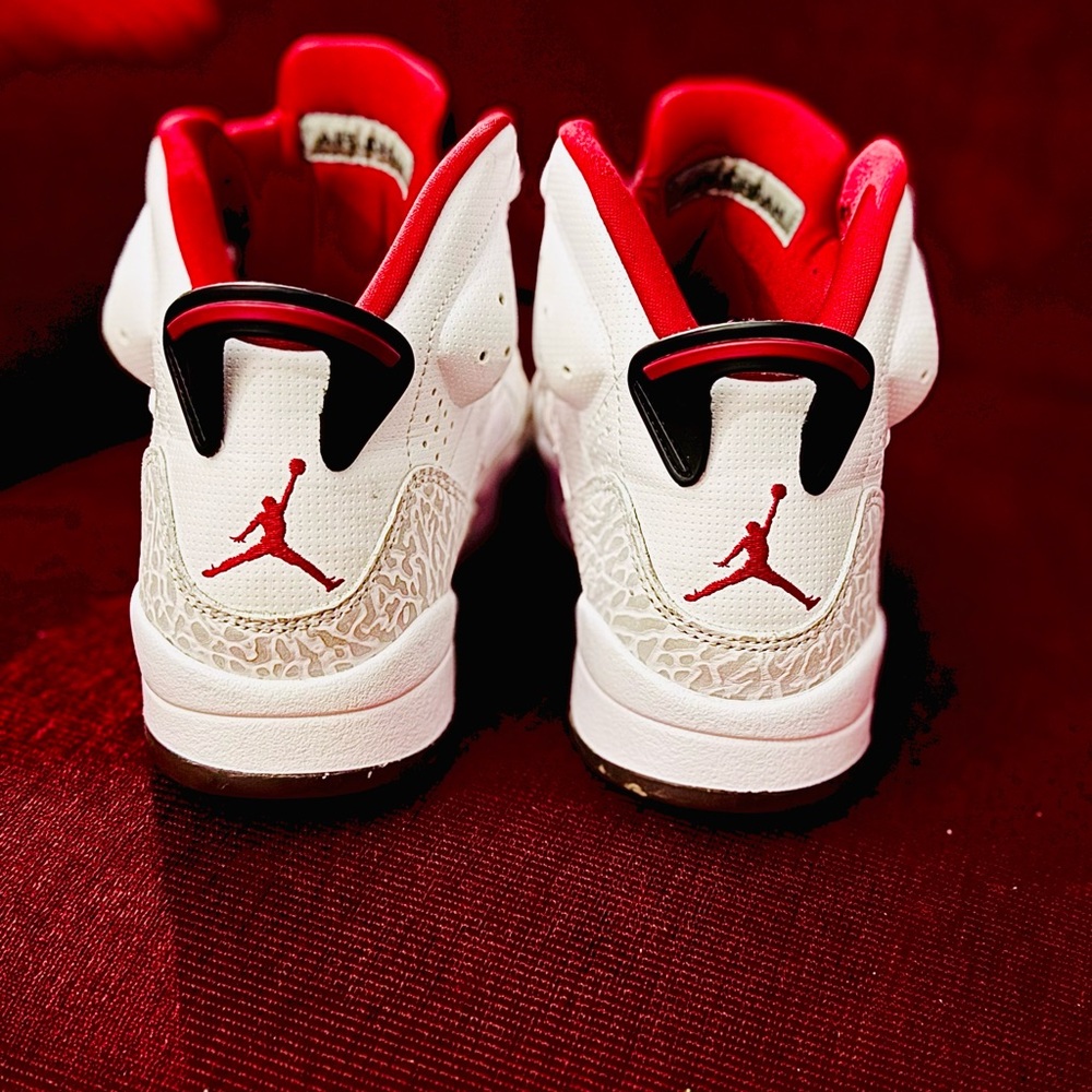 Nike Air Jordan Son of Mars “Fire Red” 512245-112 White/Gym Red/black **SOLD* - Picture 10 of 12